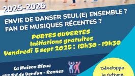 Portes ouvertes : initiation gratuite à la « Line Dance » Rennes (35000)