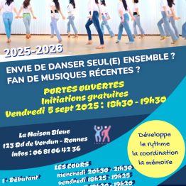 Portes ouvertes : initiation gratuite à la « line dance » Rennes (35000)