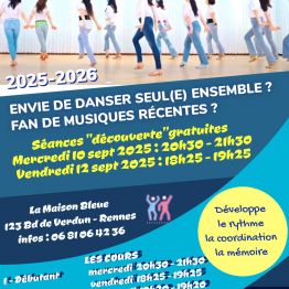 Portes ouvertes : initiation gratuite à la « Line Dance » Rennes (35000)