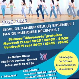 Portes ouvertes : initiation gratuite à la « Line Dance » Rennes (35000)