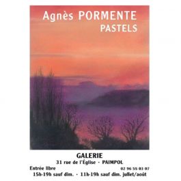 Agnès Pormenté, atelier de peinture 