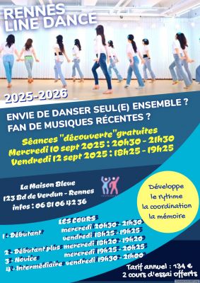 Portes ouvertes : initiation gratuite à la « Line Dance »